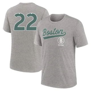 Men's Boston Red Sox Garrett Whitlock Charcoal Heather 2025 City Connect T-Shirt