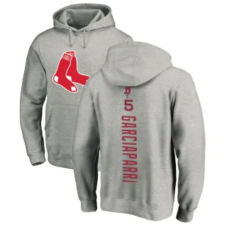 Men's Boston Red Sox Nomar Garciaparra Ash Backer Pullover Hoodie
