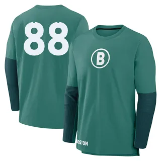 Men's Boston Red Sox Shane Drohan Green 2025 City Connect Collection Performance Game Day Long Sleeve T-Shirt