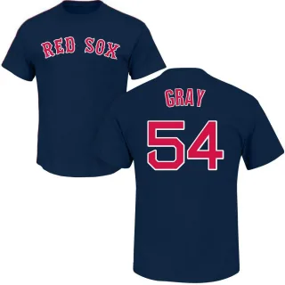 Men's Boston Red Sox Sonny Gray Gray Roster T-Shirt Navy