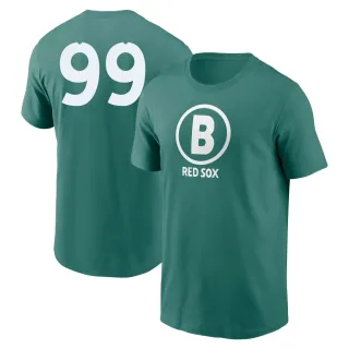 Youth Boston Red Sox Luis Guerrero Green 2025 City Connect Game Day T-Shirt